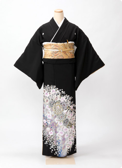 桂由美　牡丹刺繍（M）