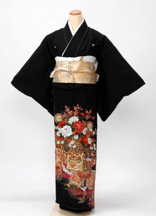 山本寛斎 花車に色紙取り（M）｜結婚式・入学式・七五三 フォーマル
