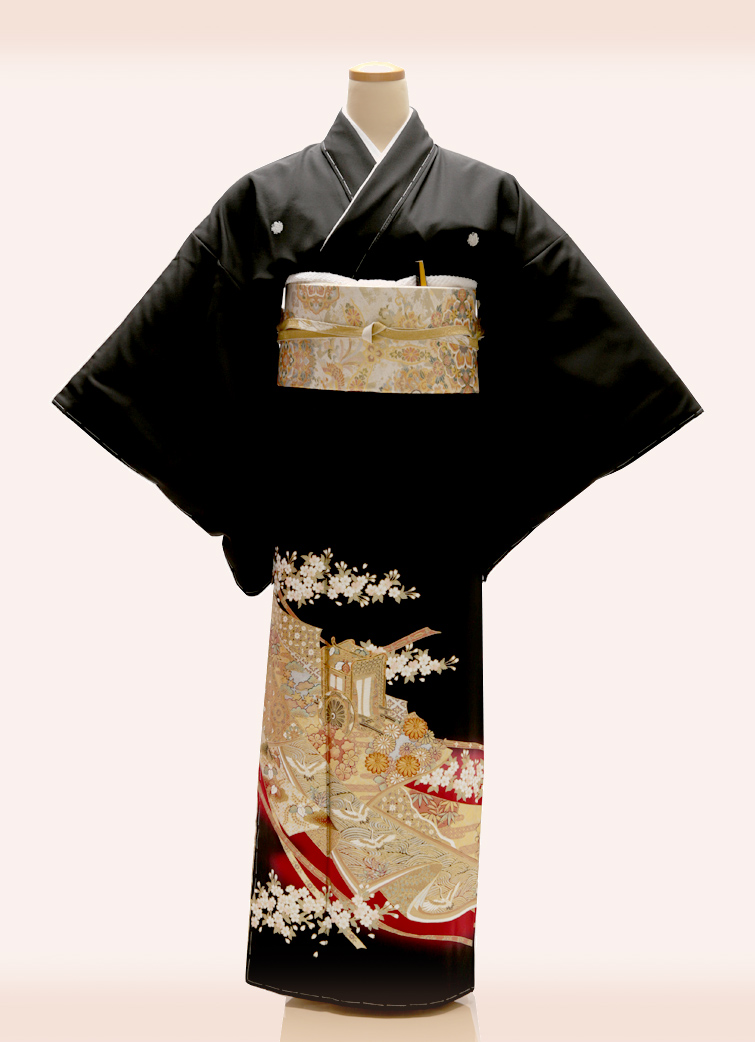 桂由美　赤暈　御所車（LL）